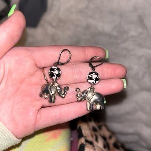 Alabama Elephant Earrings